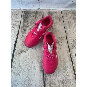 ADIDAS Girl’s Pink/White Soccer Cleats / Size: 11K